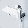 Гигиенический набор со смесителем для душа AM.PM Like с полкой, Хром / F0202600