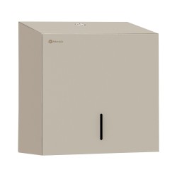 Диспенсер MERIDA STELLA R для листовых бумажных полотенец V-сложения металл матовая сталь / ASA101.R