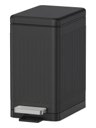 Ведро для мусора педальное WeltWasser MAGY BL 15L Черный матовый / 10000011264