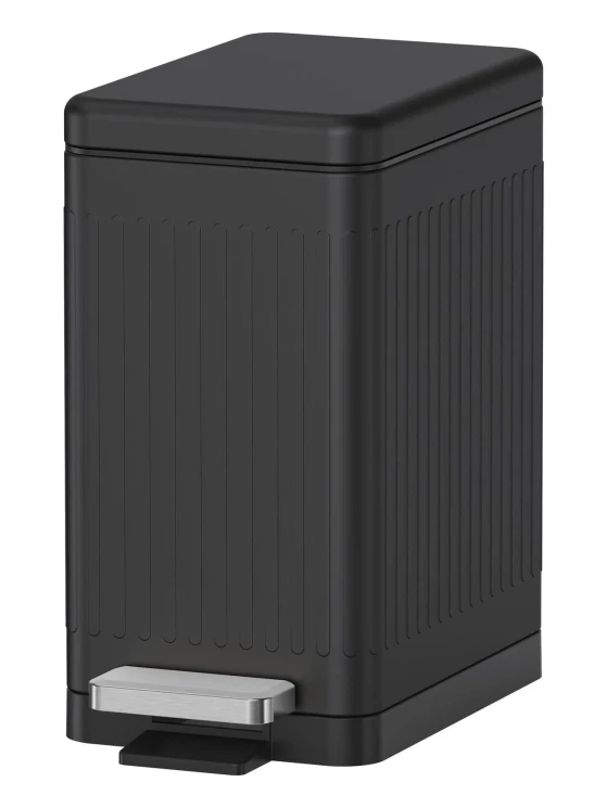 Ведро для мусора педальное WeltWasser MAGY BL 15L Черный матовый / 10000011264