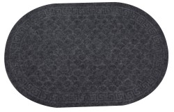 Коврик влаговпитывающий In'Loran "Холл" 60х90 см Овал Серый / 130L-694
