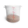 Контейнер пищевой HACCPER круглый, 6 л, с крышкой / 868804