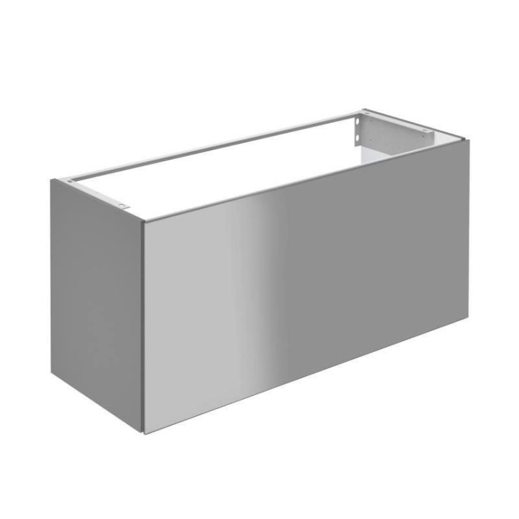 Тумба под умывальник 1 ящик, Keuco PLAN 1000х605x490 мм, Инокс матовый / 32972290000