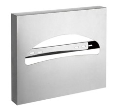 Диспенсер покрытий для унитаза 1/2 сложения WisePro металл матовая сталь / 77-36M