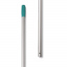 Рукоятка для швабры TTS 00001047 / металлическая / с отверстием / диаметр 23 мм / длина 140 см