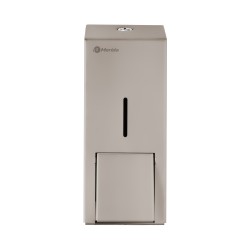 Дозатор MERIDA STELLA R для жидкого мыла наливной 1л металл матовая сталь / DSA106.R