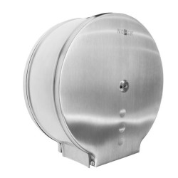 Диспенсер туалетной бумаги настенный NOFER Матовая сталь / 05006.RUS