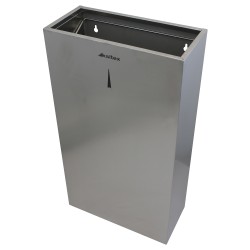 Урна для мусора подвесная Ksitex 35 л металл матовая сталь / GBW-35M 