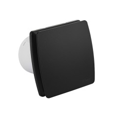 Вытяжной вентилятор GFmark d = 100 мм с таймером, датчиком движения, обратным клапаном закрытый пластик черный / 50043