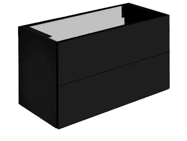 Тумба под умывальник 2 ящика, Keuco PLAN 1000х605x490 мм, Вулканит матовый / 32973970000