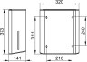 Диспенсер бумажных полотенец Z-сложения KEUCO PLAN металл матовая сталь, черный / 14985070000