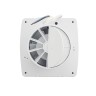 Вытяжной вентилятор GFmark d = 100 мм с обратным клапаном закрытый с окошком пластик белый / 50044