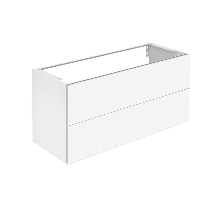 Тумба под умывальник 2 ящика, Keuco PLAN 1200х605x490 мм, Белый глянцевый / 32983300000