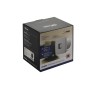Вытяжной вентилятор GFmark d = 100 мм с обратным клапаном закрытый с окошком пластик черный / 50045