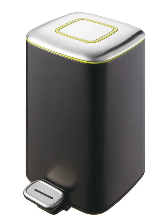 Ведро для мусора педальное WeltWasser MILA BL 9L Черный матовый / 10000001058