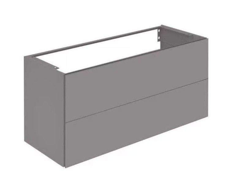 Тумба под умывальник 2 ящика, Keuco PLAN 1200х605x490 мм, Петроль матовый / 32983290000