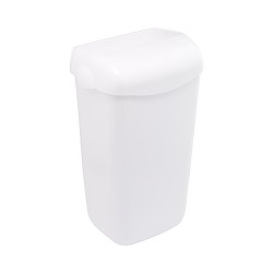 Урна MERIDA HARMONY 11 л пластик белая / KHB103