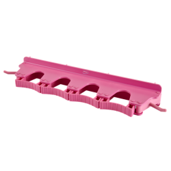 Настенное крепление Vikan для 4-6 предметов, 395 мм, розовый / 10181      