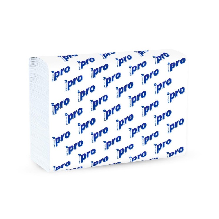 Бумажные полотенца Z-слож PROtissue 190л 2сл Tork H2 24*21,5см (пач.) / C-443