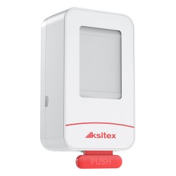 Дозатор для жидкого мыла 0.8 л Ksitex пластик белый / SD-203W-800