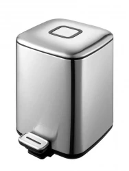 Ведро для мусора педальное WeltWasser MILA MT 9L Матовая сталь / 10000000885