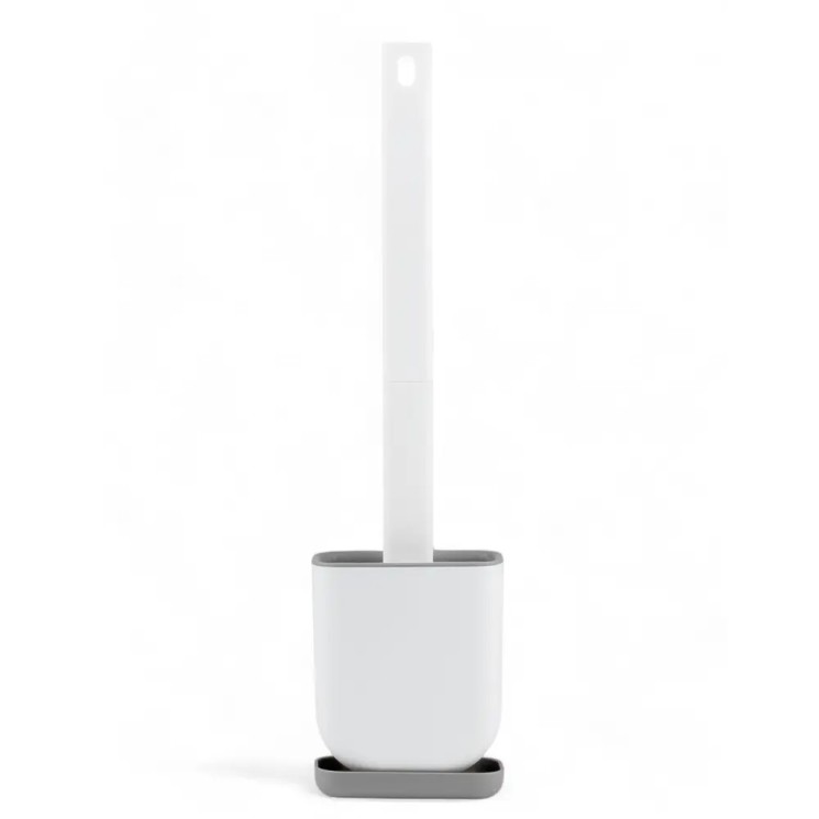 Ершик для унитаза Diadonna пластик белый / D7410-1