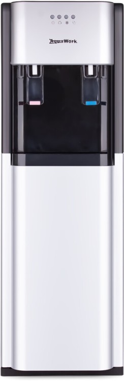 Кулер для воды Aqua Work 41-LDS серебро нагрев есть охлаждение электронное / 31456