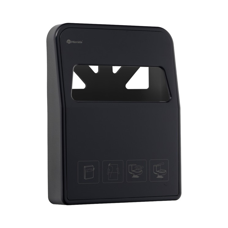 Диспенсер покрытий для унитаза Merida Optimum пластик черный / GP1C