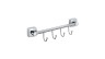 Планка 4 крючка Fixsen Kvadro хром / FX-61305B-4 Планка 4 крючка Fixsen Kvadro хром / FX-61305B-4