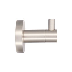 Крючок MERIDA настенный одинарный металл с гальваническим покрытием Матовая сталь / MHW30