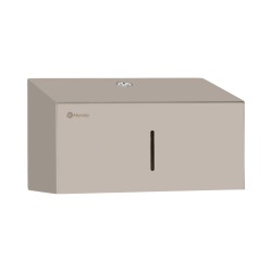 Диспенсер MERIDA STELLA R для листовых бумажных полотенец V-сложения металл матовая сталь / ASA201.R