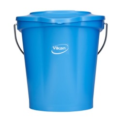 Ведро Vikan 12 л пластик синий / 56863