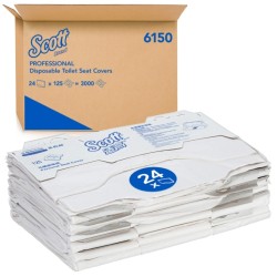 Персональные покрытия на унитаз Kimberly-Clark 1 слой 125 листов (пач.) / 6150