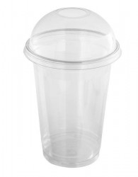 Крышка для стакана 19-3170 / PET (СП) / сфера с отверстием / диаметр 95 мм / 50 штук в упак (упак)