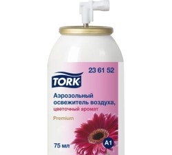 Аэрозольный освежитель воздуха TORK А1 75 мл цветочный / 236152