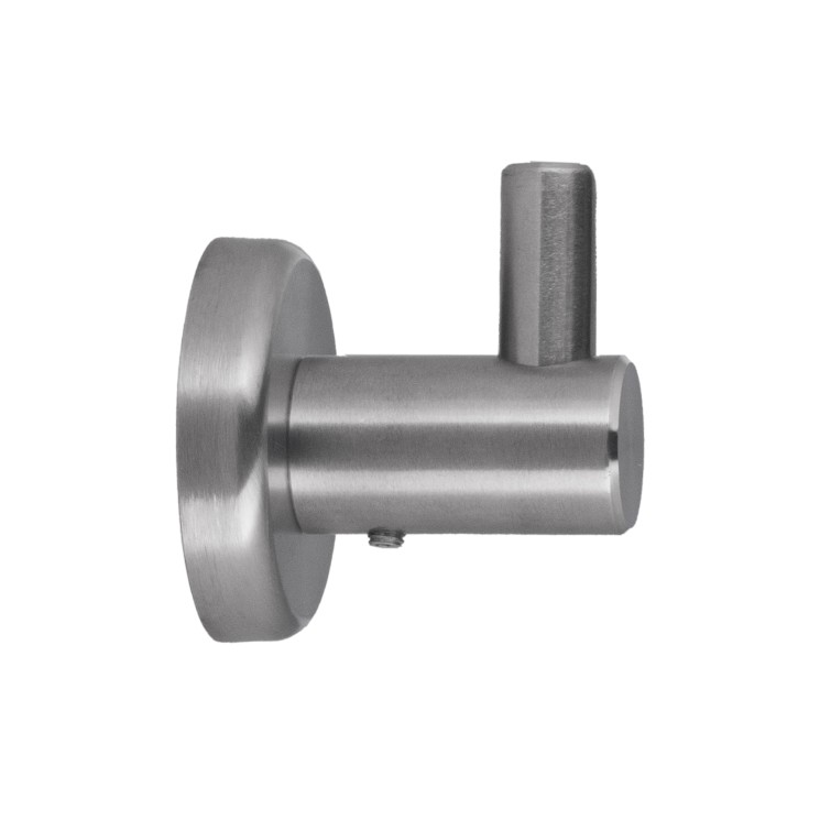 Крючок MERIDA настенный одинарный металл Матовая сталь / HIM030