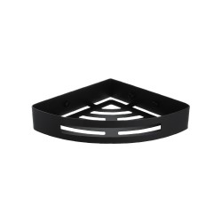 Полка угловая одноэтажная Fixsen Hotel Черная / FX-31003K