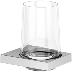 Подстаканник Keuco Edition подвесной одинарный хрусталь, Матовая Сталь / 11150219000