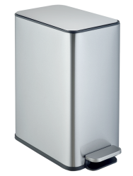 Ведро для мусора педальное WeltWasser PAOLO MT 10L Матовая сталь / 10000013416