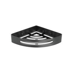 Полка угловая одноэтажная Fixsen Hotel Графит / FX-31003M