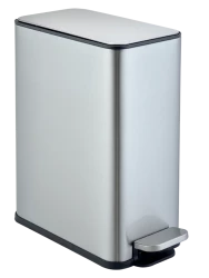 Ведро для мусора педальное WeltWasser PAOLO MT 15L Матовая сталь / 10000013418