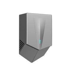 Сушилка для рук 150 м/с Скоростная 1300Вт Пластик Серебро / WisePro K2022B-S