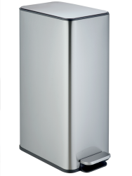 Ведро для мусора педальное WeltWasser PAOLO MT 20L Матовая сталь / 10000013420