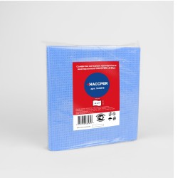 Салфетки нетканые протирочные многоразовые HACCPER LS Blue, 80 г/м2, 10 шт/упак Синий / 144013