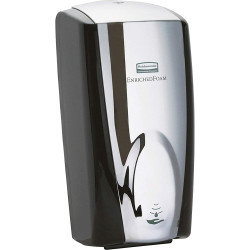 Диспенсер сенсорный для пенного мыла-антисептика AutoFoam Rubbermaid FG750411 / черный / хром