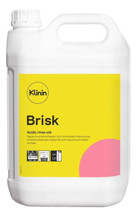 Средство ополаскивающее для ПММ для жесткой воды Klinin MD3 Brisk 5 л / 205107