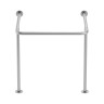 Поручень П-образный для раковины MERIDA металл, на стойках,  800 мм, d32 мм, металл Хром / ПДИ060
