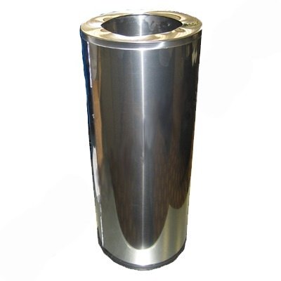 Урна металлическая 30л Хром Titan U250-30CH