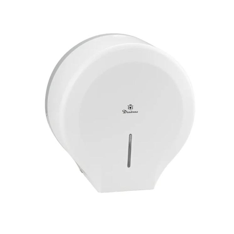 Диспенсер для туалетной бумаги Diadonna для средних рулонов пластик белый / D7412