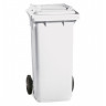 Бак для мусора TTS 00005053 / с педалью / белый / 120 л
